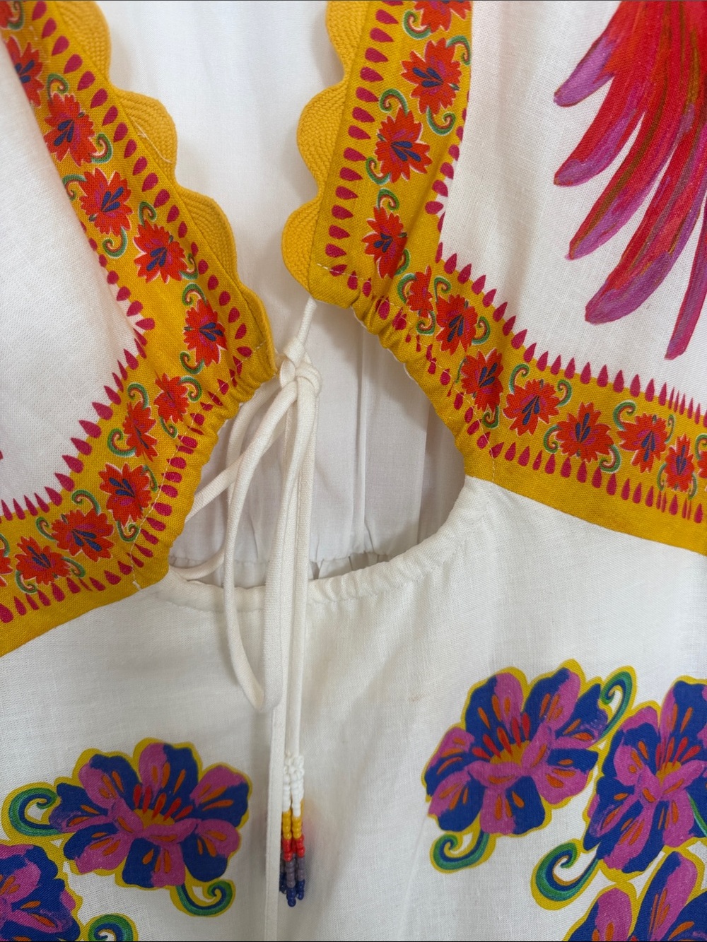 Farm Rio Dress Size L - Picture 3 of 9
